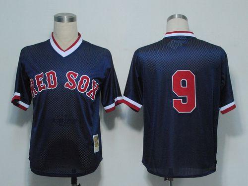 Ted Williams Boston Red Sox blue Throwback jersey
