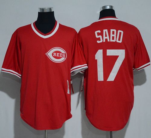Chris Sabo Cincinnati Reds red Throwback jersey