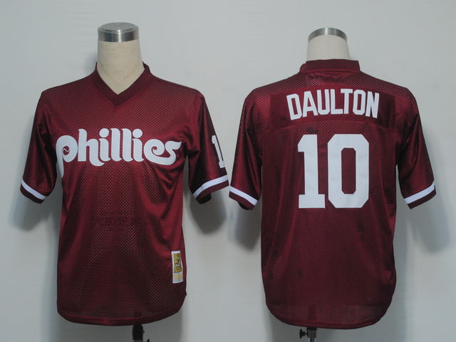 Darren Daulton Philadelphia Phillies red jersey