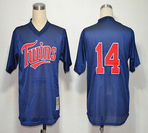 Kent Hrbek Minnesota Twins navy jersey