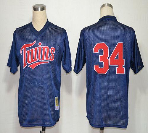 Kirby Puckett Minnesota Twins navy jersey