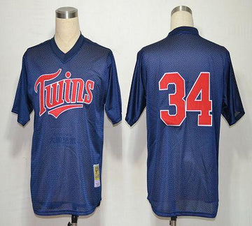 Kirby Puckett Minnesota Twins navy jersey