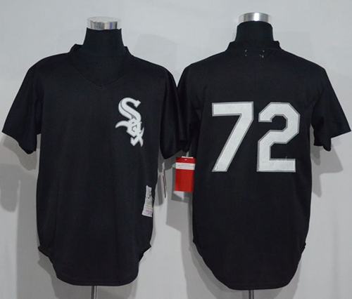 Carlton Fisk Chicago White Sox black Throwback jersey