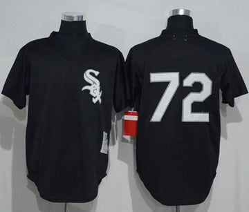 Carlton Fisk Chicago White Sox black Throwback jersey
