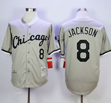 Bo Jackson Chicago White Sox grey Throwback jersey
