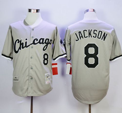 Bo Jackson Chicago White Sox grey Throwback jersey