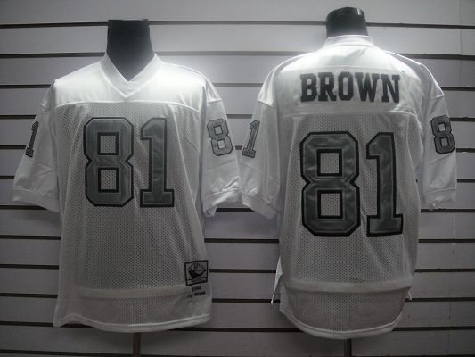 TBrown Las Vegas Raiders white jersey