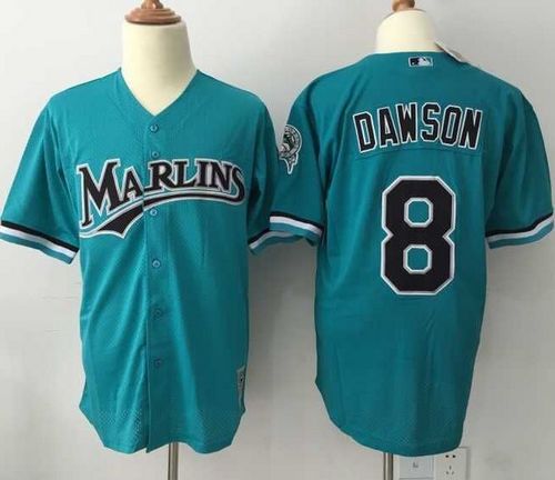Andre Dawson Miami Marlins green Throwback jersey