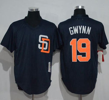 Tony Gwynn San Diego Padres navy Throwback jersey