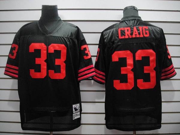 Roger Craig San Francisco 49ers black Throwback jersey