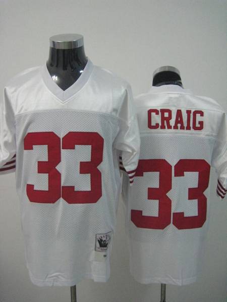 Roger Craig San Francisco 49ers white jersey