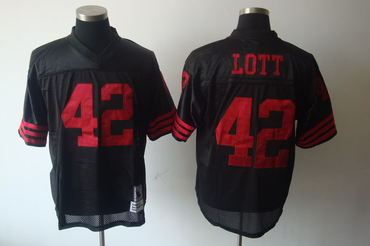 Ronnie Lott San Francisco 49ers black jersey