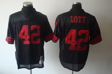 Ronnie Lott San Francisco 49ers black jersey