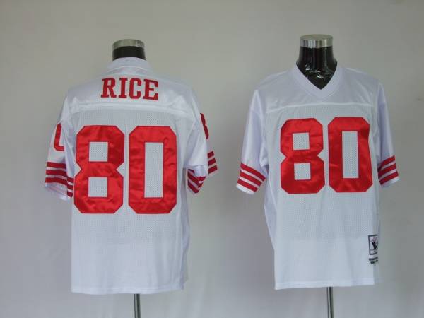 Jerry Rice San Francisco 49ers white jersey