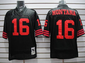 Joe Montana San Francisco 49ers black jersey