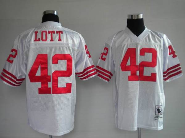 Ronnie Lott Premier San Francisco 49ers white jersey