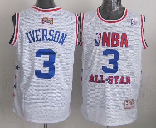 Allen Iverson Philadelphia 76ers white jersey