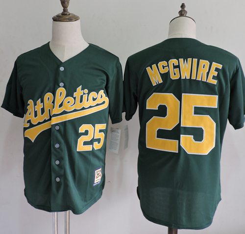 Mark McGwire Oakland Athletics green Throwback jersey