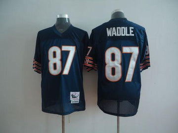 Tom Waddle Chicago Bears blue Throwback jersey