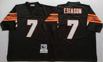 Boomer Esiason Cincinnati Bengals black Throwback jersey