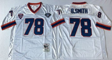 Bruce Smith Buffalo Bills white Throwback jersey