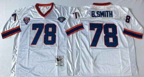 Bruce Smith Buffalo Bills white Throwback jersey