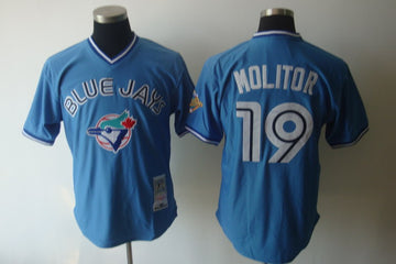 Paul Molitor Toronto Blue Jays blue jersey