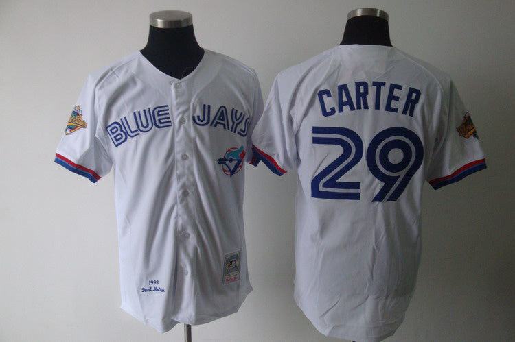 Joe Carter Toronto Blue Jays white jersey