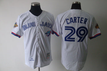Joe Carter Toronto Blue Jays white jersey