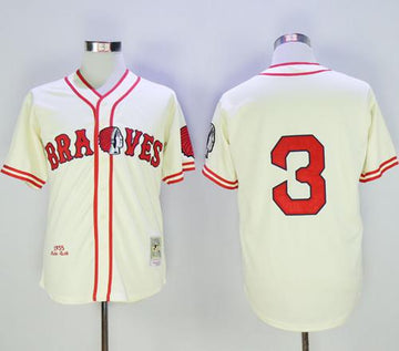 Babe Ruth Atlanta Braves cream Throwback jersey