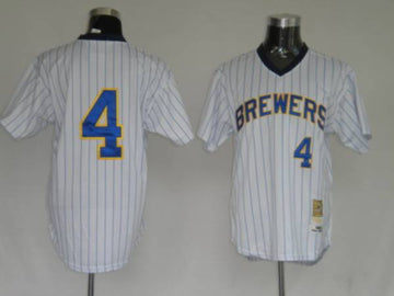Paul Molitor Milwaukee Brewers white Throwback jersey