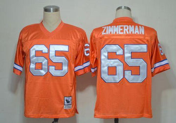 Gary Zimmerman Denver Broncos orange Throwback jersey