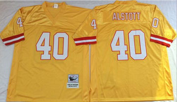 Mike Alstott Tampa Bay Buccaneers gold Throwback jersey