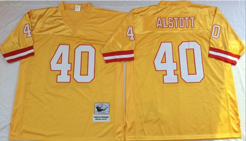 Mike Alstott Tampa Bay Buccaneers gold Throwback jersey