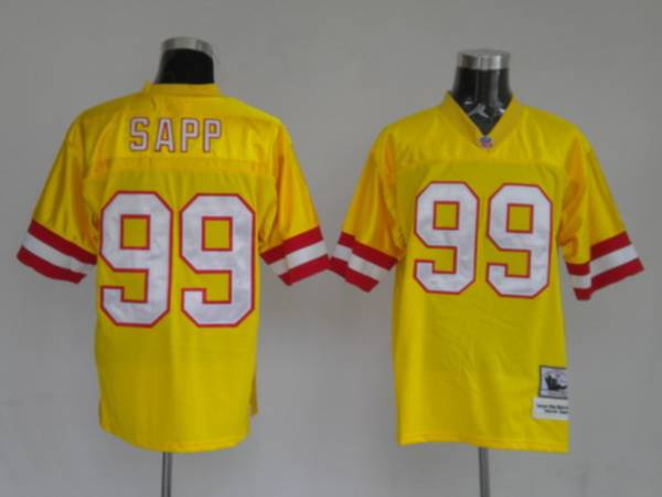 Warren Sapp Tampa Bay Buccaneers yellow jersey