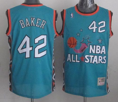 Vin Baker Milwaukee Bucks blue jersey