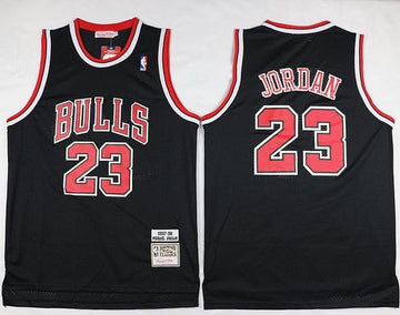 Michael Jordan Chicago Bulls black Throwback jersey