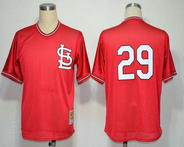 Vince Coleman St. Louis Cardinals red Throwback jersey