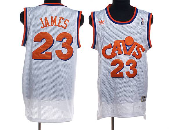 LeBron James Cleveland Cavaliers white jersey