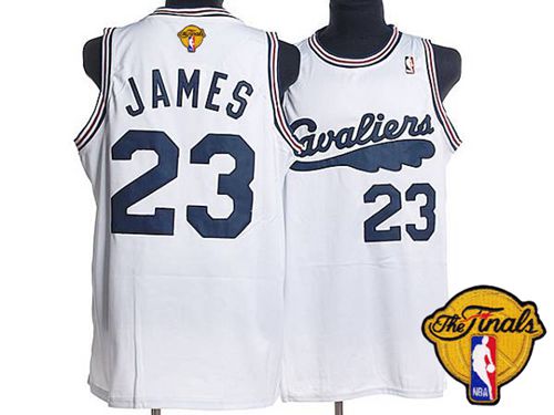 LeBron James Cleveland Cavaliers white Throwback jersey