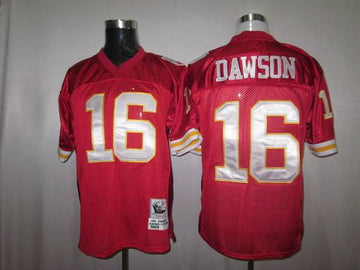 Len Dawson Kansas City Chiefs red Throwback jersey