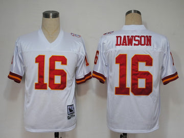 Len Dawson Kansas City Chiefs white Throwback jersey