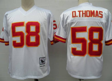 Derrick Thomas Kansas City Chiefs white Throwback jersey