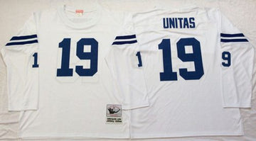 Johnny Unitas Indianapolis Colts white Throwback jersey