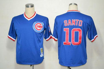 Ron Santo Chicago Cubs blue Throwback jersey