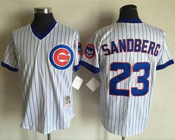 Ryne Sandberg Chicago Cubs white Throwback jersey