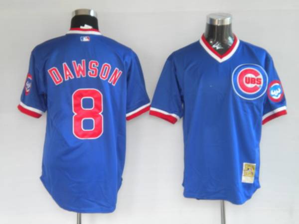 Andre Dawson Chicago Cubs blue Throwback jersey