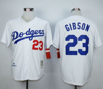 Kirk Gibson Los Angeles Dodgers white Throwback jersey