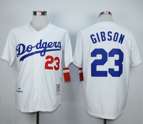 Kirk Gibson Los Angeles Dodgers white Throwback jersey