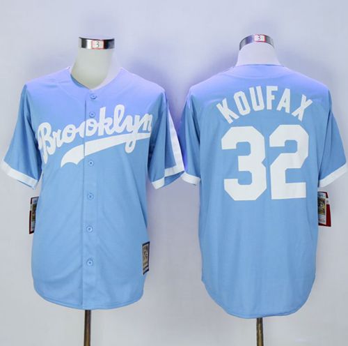 Sandy Koufax Los Angeles Dodgers blue Throwback jersey
